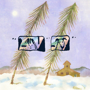 日落時間 (platform at dusk)